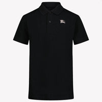 Burberry Enfants Johane Garçons Polo Noir