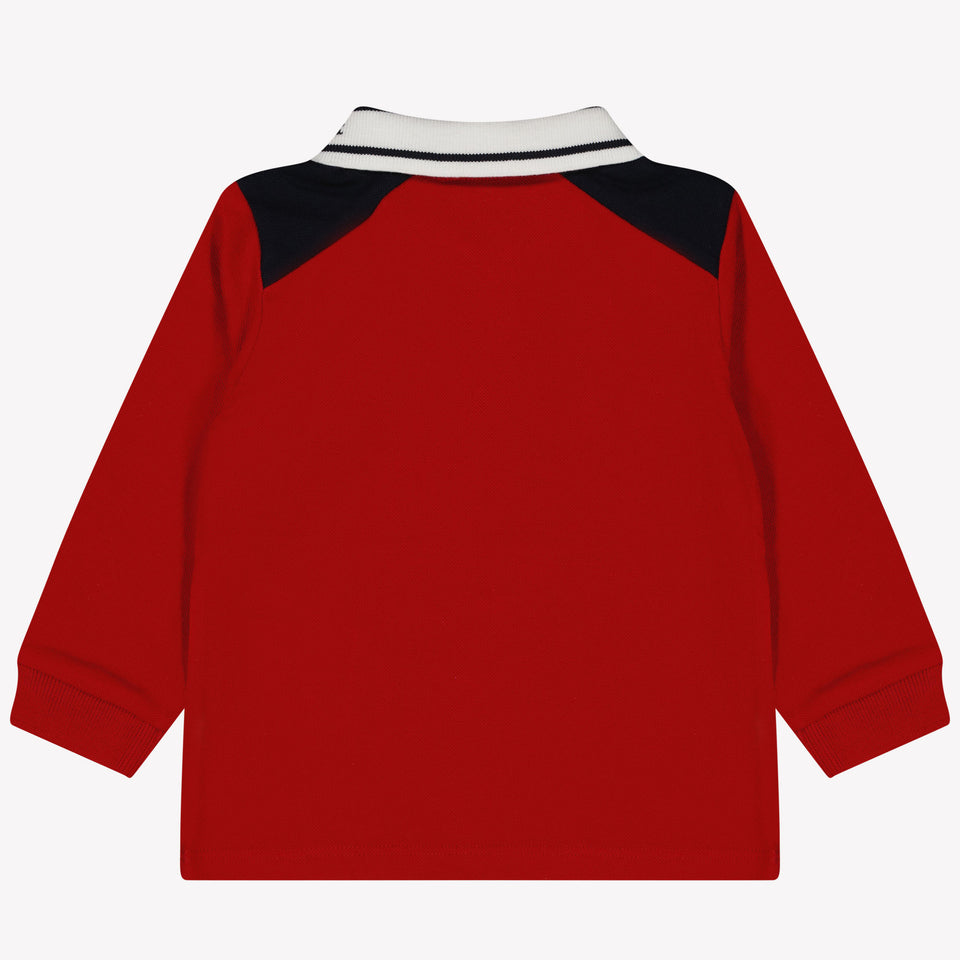 Moncler Bébé Garçons Polo Rouge