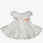 MonnaLisa Bambino Ragazze Vestito Off White