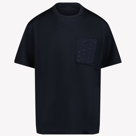 Armani Chicos Camiseta Navy