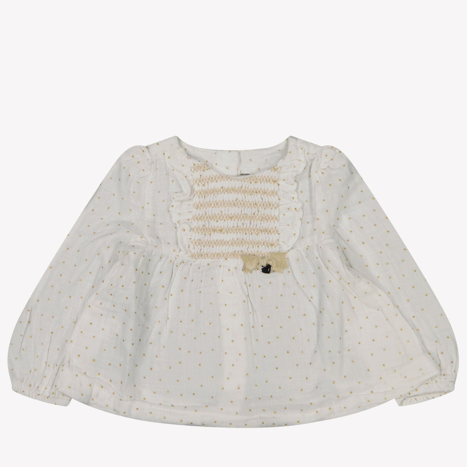 Mayoral Baby Meisjes Blouse Off White 6 mnd