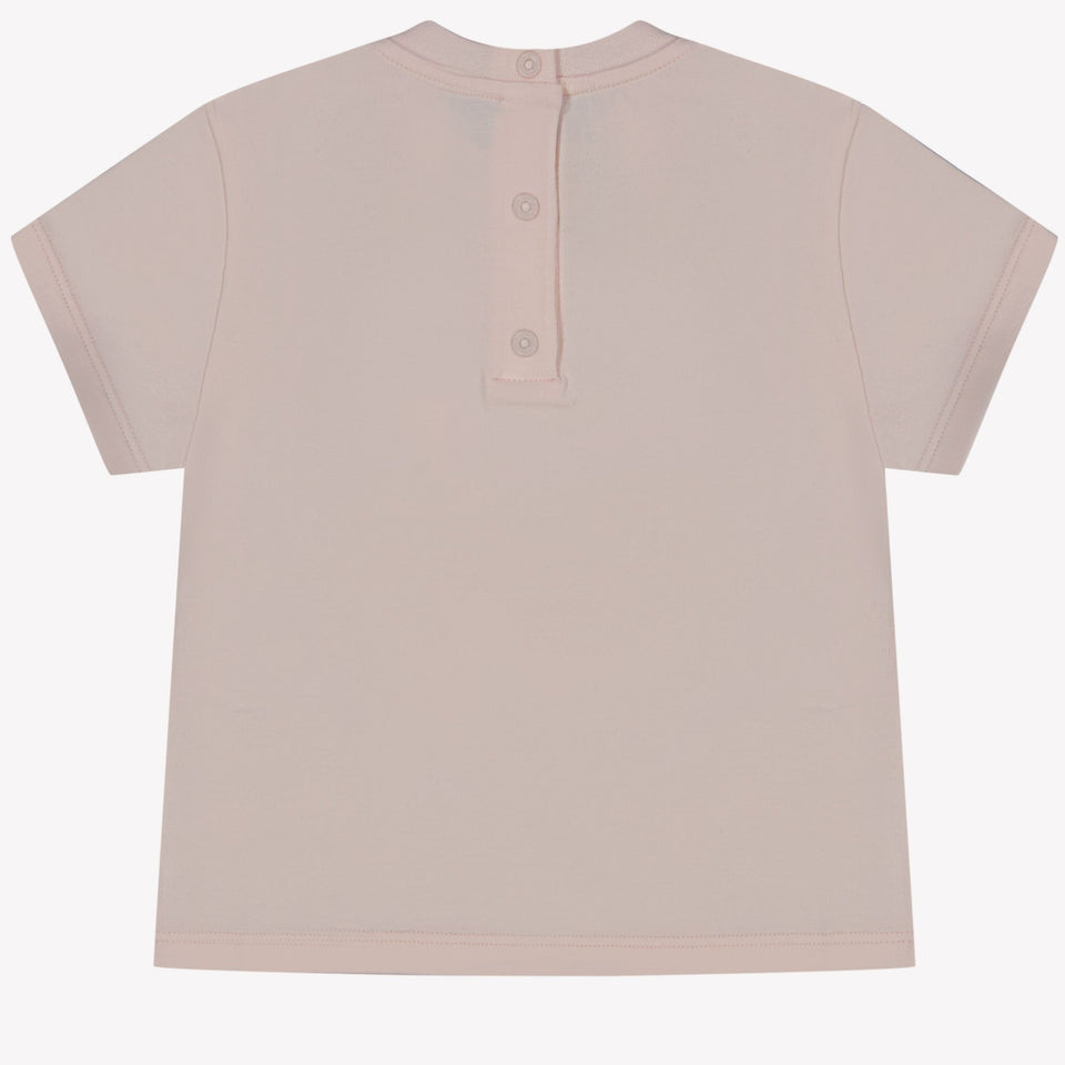 Fendi Baby Unisex T-shirt Licht Roze