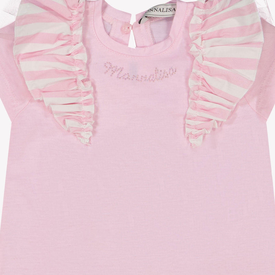 MonnaLisa Bébé Filles T-shirt Rose Léger
