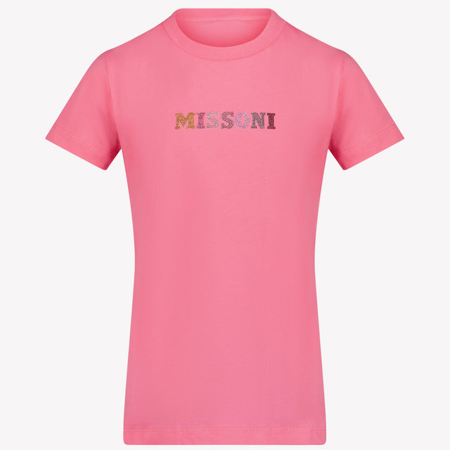 Missoni Ragazzo Ragazze Maglietta Fucsia