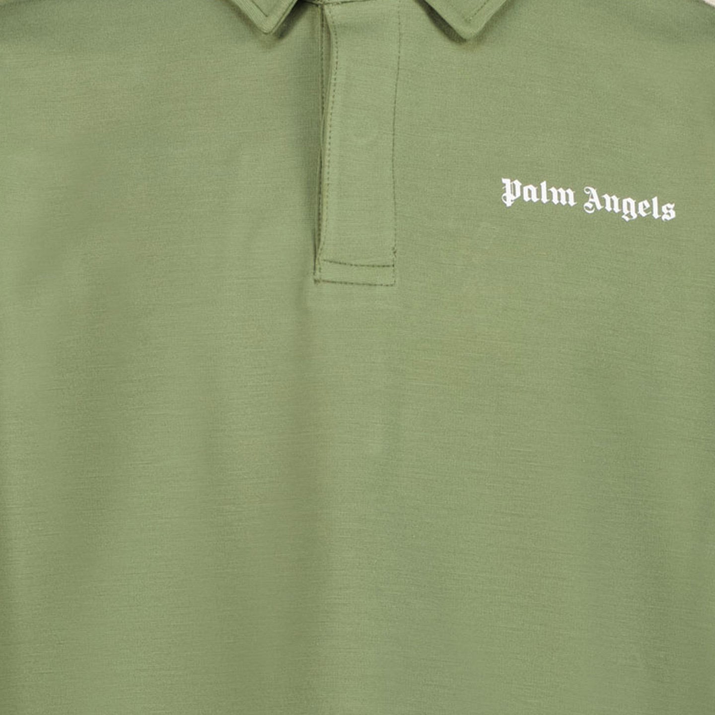 Palm Angels Chicos Polo Army