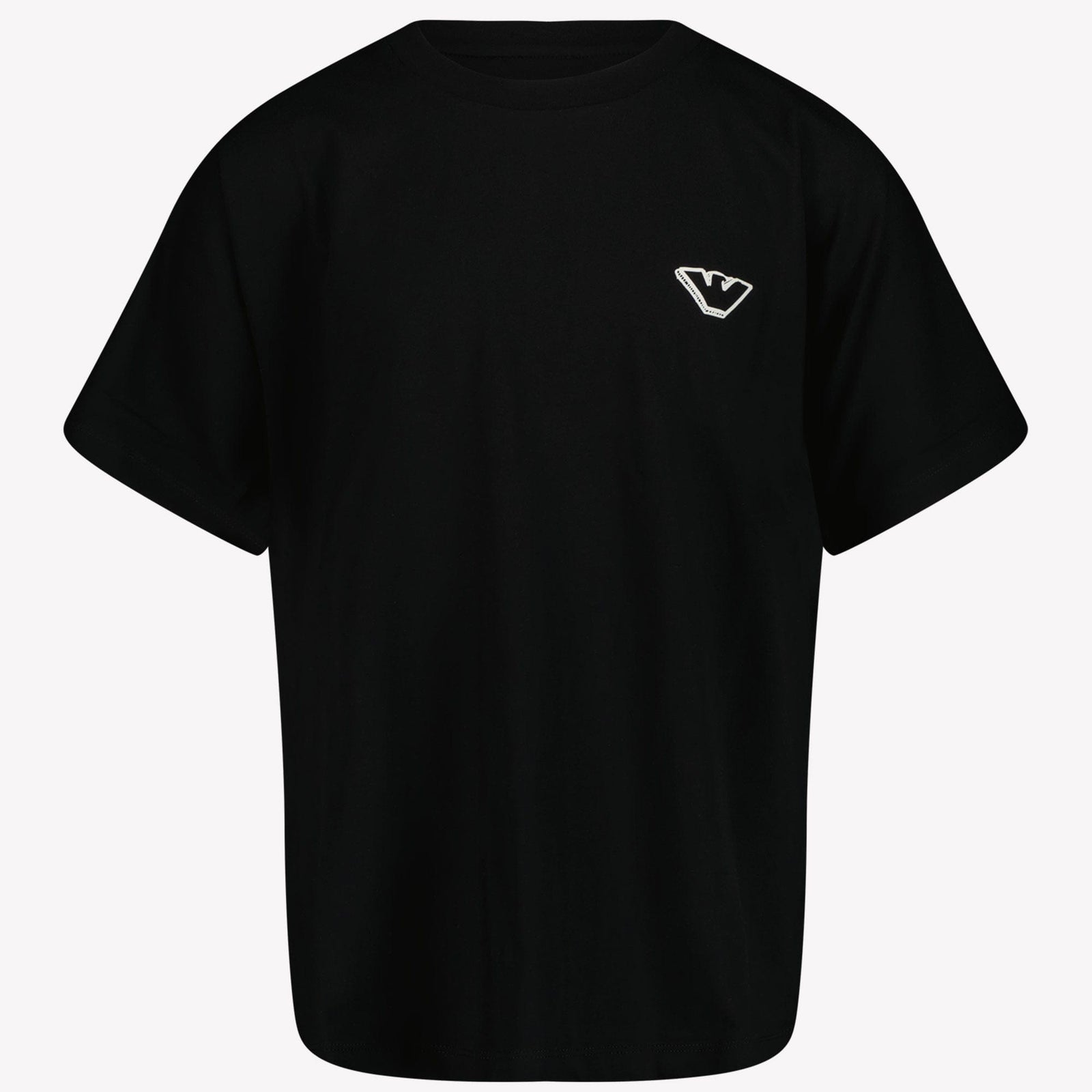 Armani Jongens T-shirt Zwart 4Y