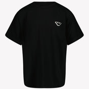 Armani Garçons T-shirt Noir