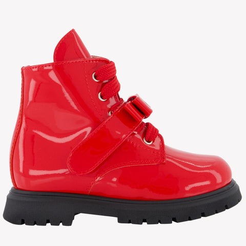 Andrea Montelpare Mädchen Stiefel Rot