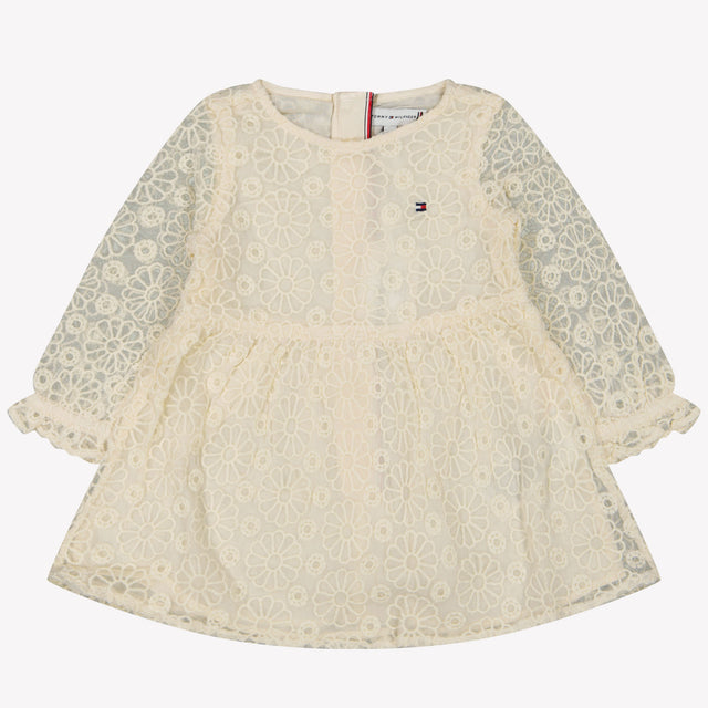 Tommy Hilfiger Bambino Ragazze Vestito Off White