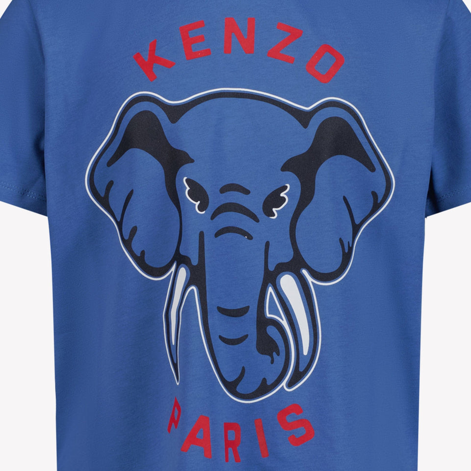 Kenzo Kids Jongens T-shirt Blauw