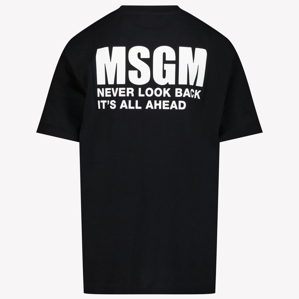 MSGM Unisex Camiseta Negro