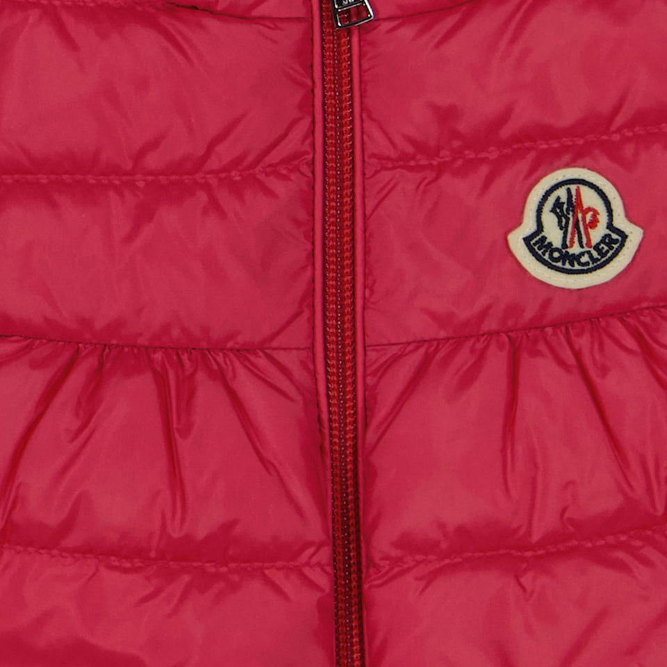 Moncler Bébé Hiva Filles CHAMPEUR DE CORPS Fuchsia