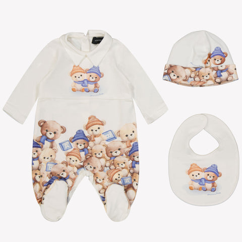 MonnaLisa Baby Boys Boxpakje Off White