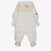 Moncler Dětské unisex lyžařské obleky bílé