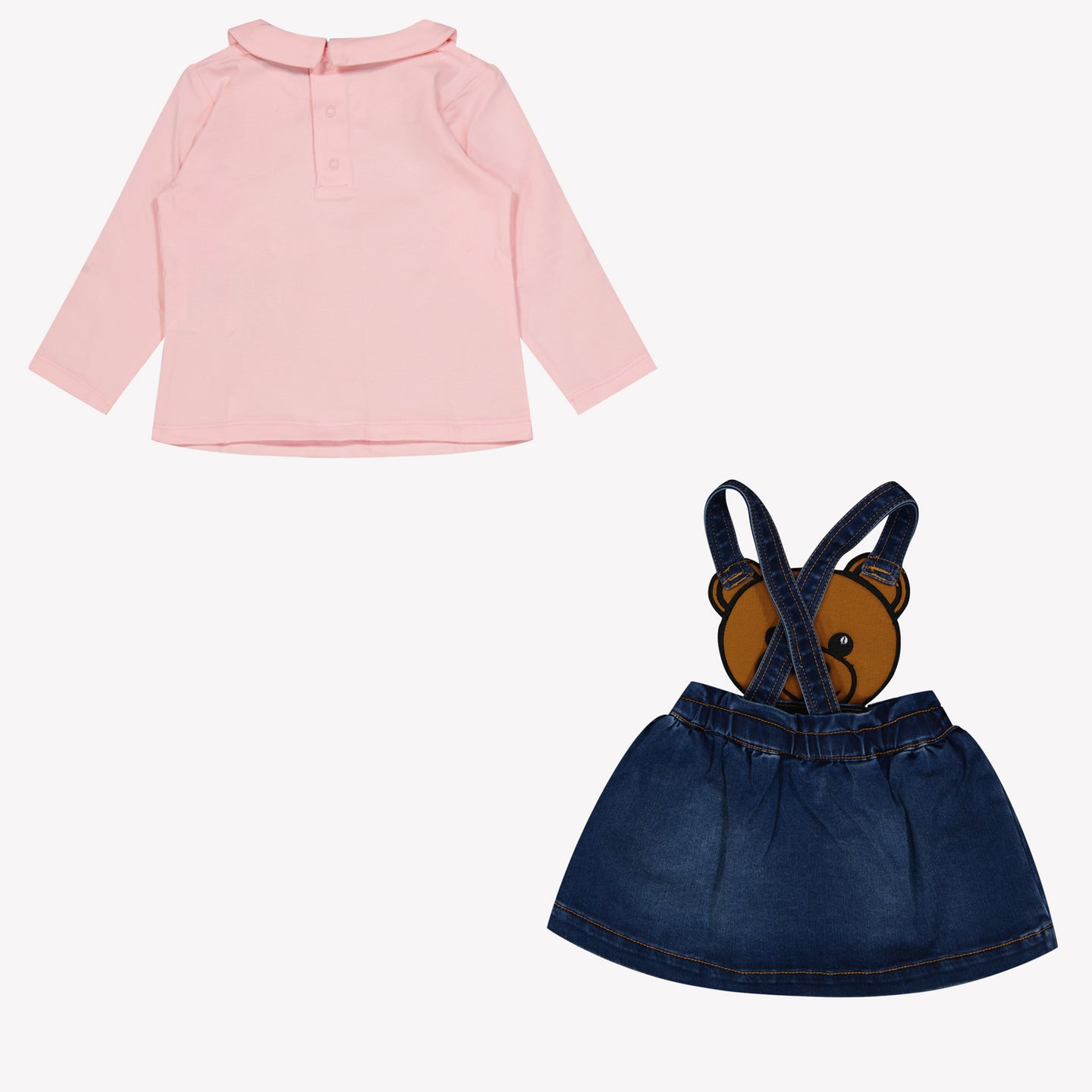 Moschino Bébé Filles Ensemble Rose Léger