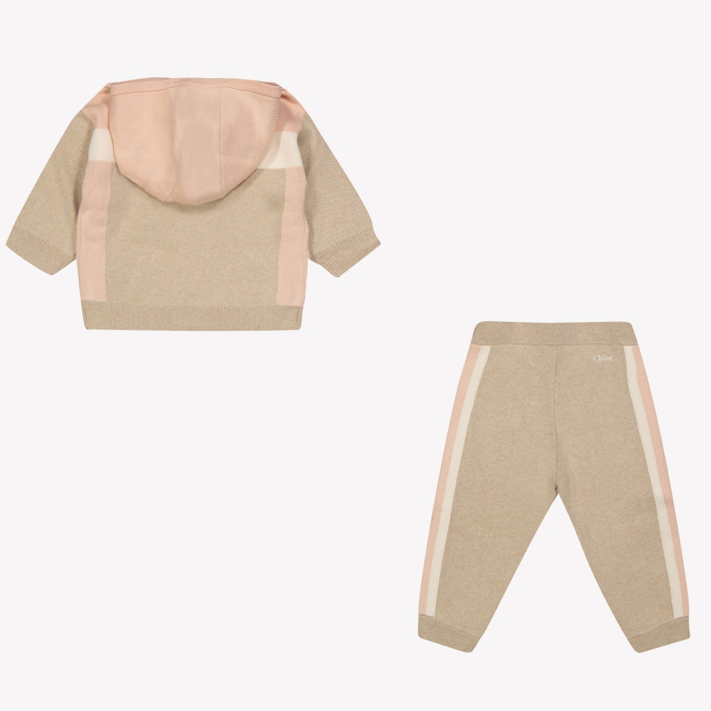 Chloé Baby Girl Jogging traje beige