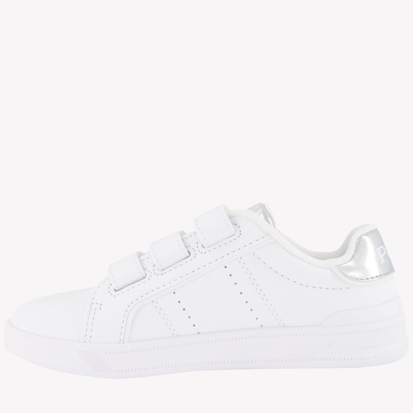 Ralph Lauren Tribunal Chicas Zapatillas Blanco