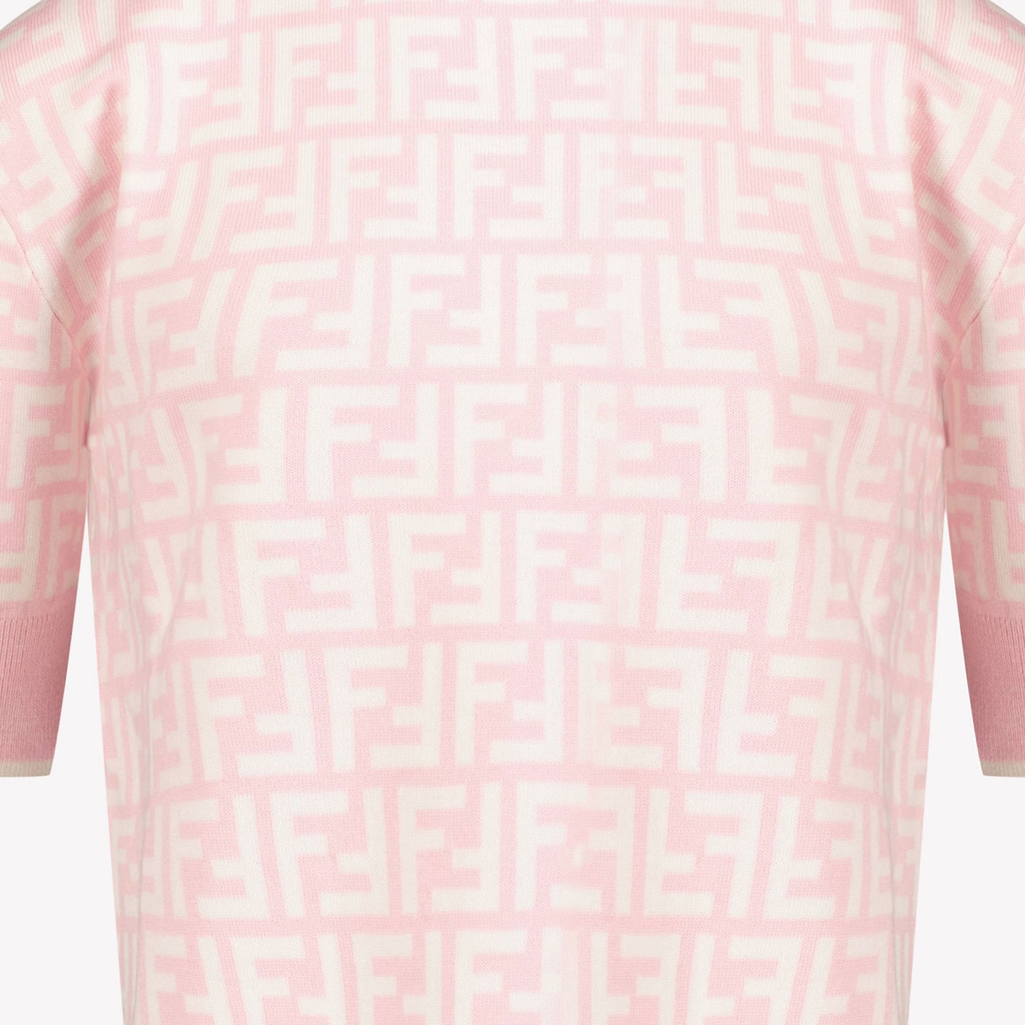 Fendi Enfant Filles T-shirt Rose Léger