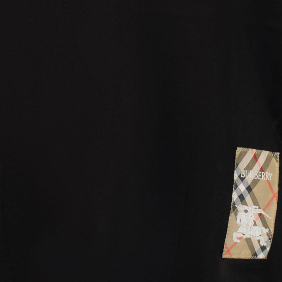 Burberry Cèdre Kinder Garçons T-shirt Noir