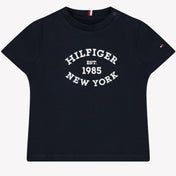 Tommy Hilfiger Baby Boys Camiseta Navy