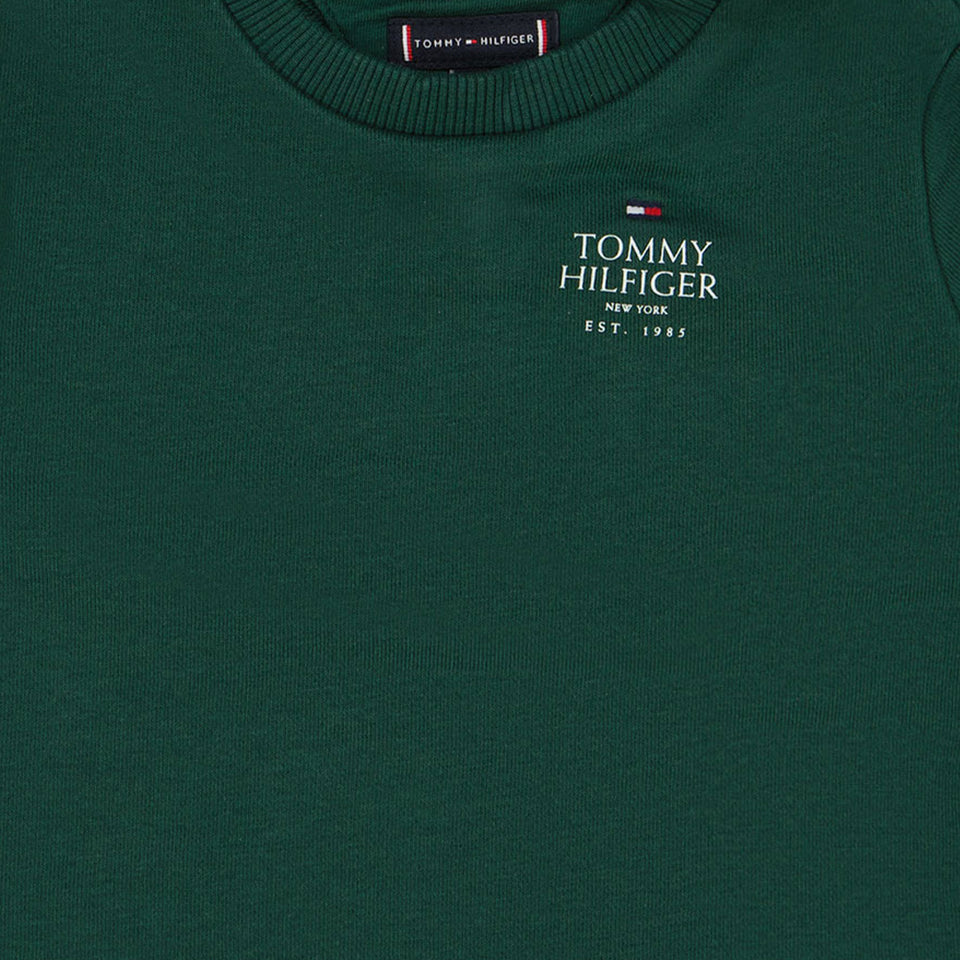 Tommy Hilfiger Bambino Ragazzi Maglione Verde