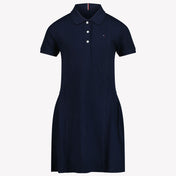 Tommy Hilfiger Kind Mädchen Kleid Marineblau