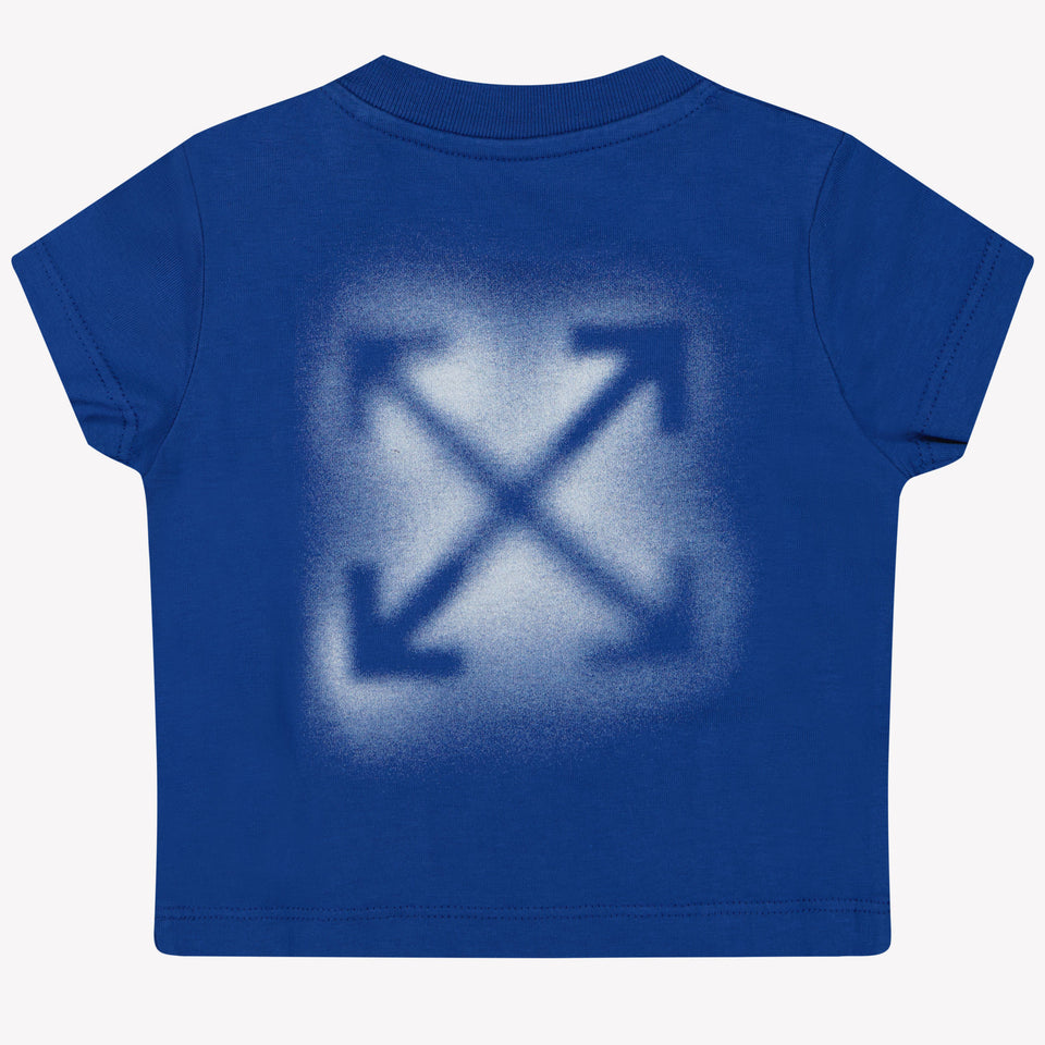 Off-White Baby Jungen T-Shirt in Blau