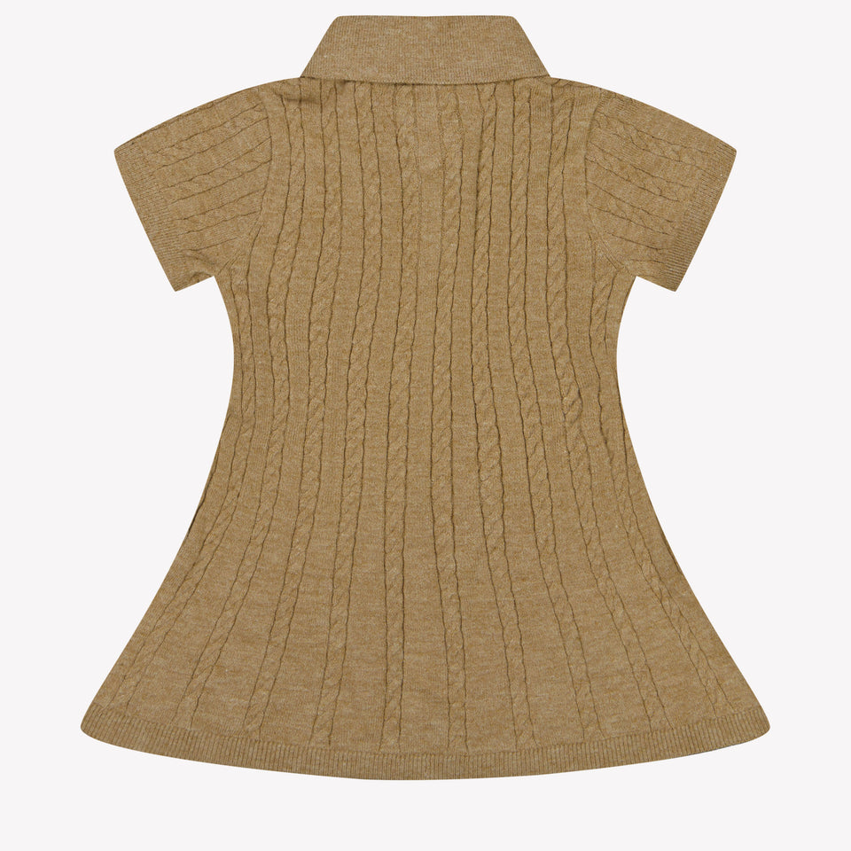 Tommy Hilfiger Bebé Chicas Vestido Camel