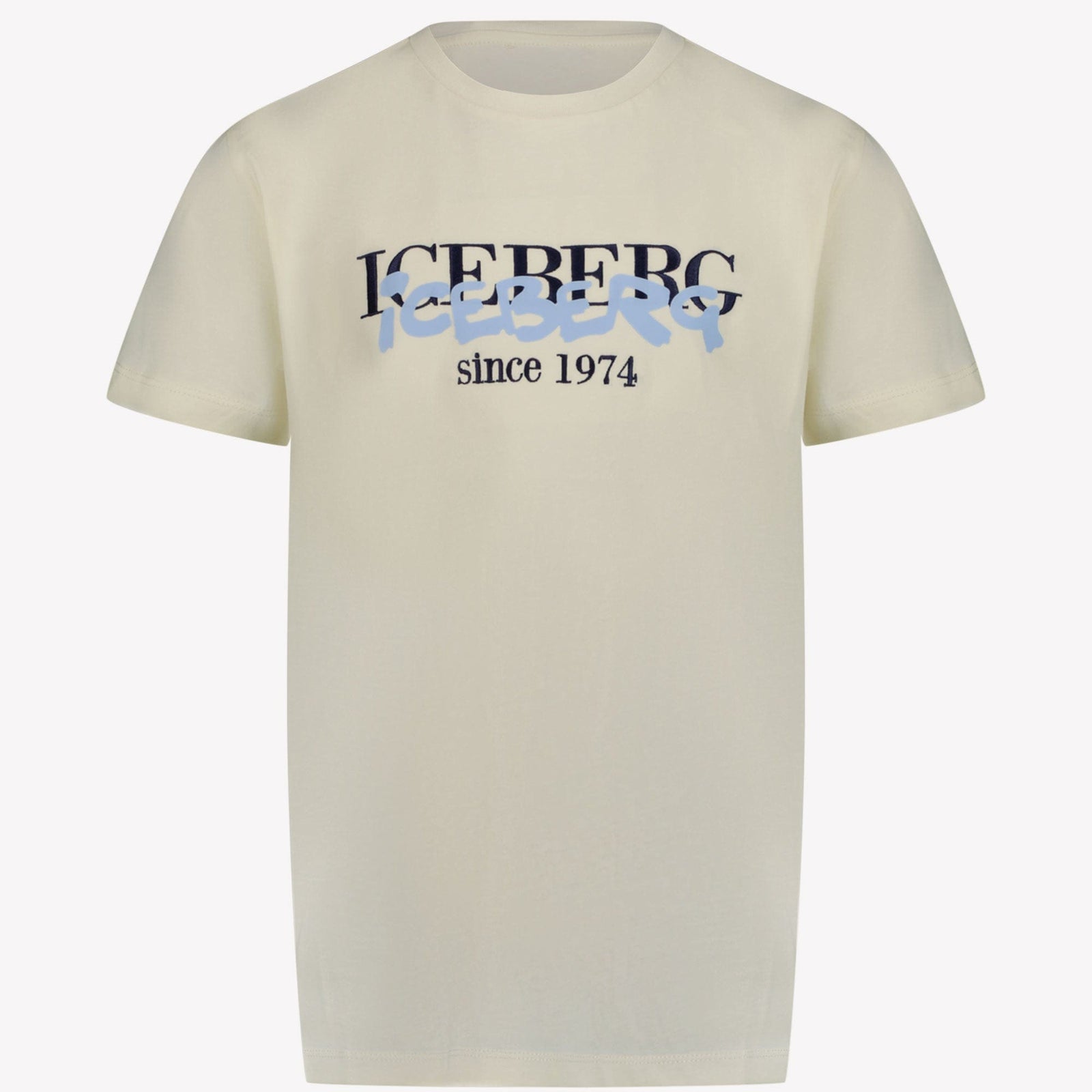 Iceberg Kinder Jongens T-shirt Licht Beige 4Y