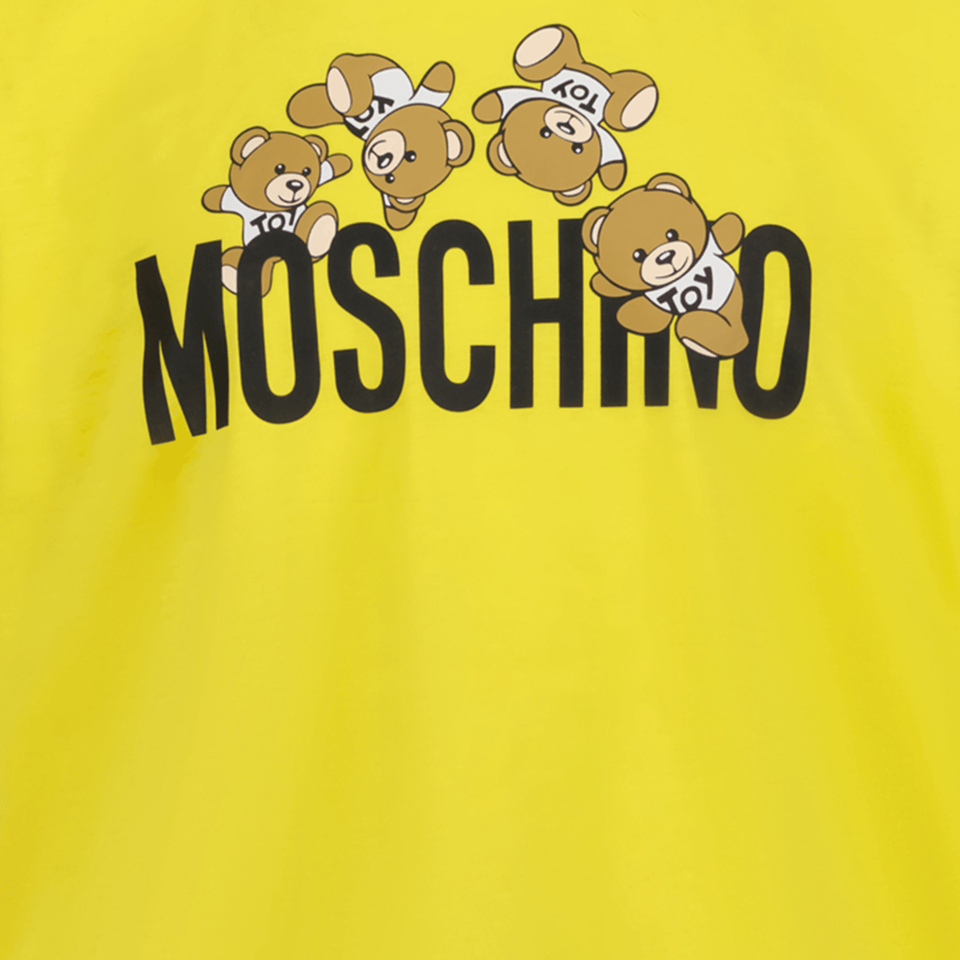 Moschino Kinder Unisex T-Shirt Geel