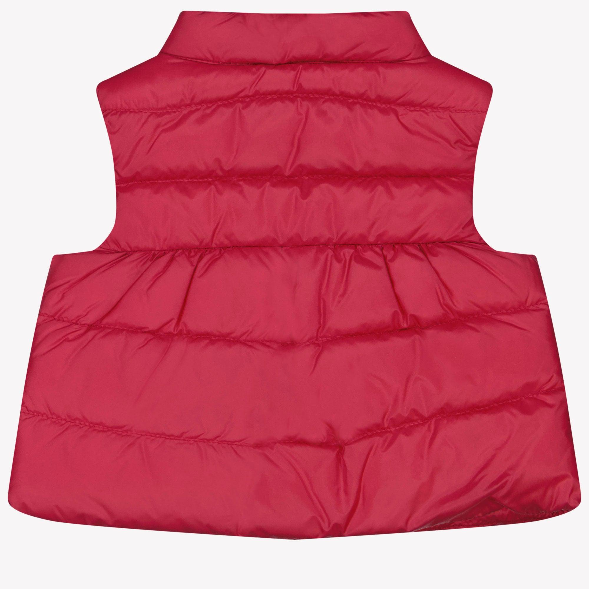 Moncler Hiva Baby Girls Body Warmer in Fuchsia Superstellar