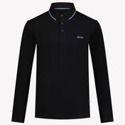 Boss Garçons Polo Noir