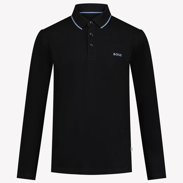 Boss Garçons Polo Noir