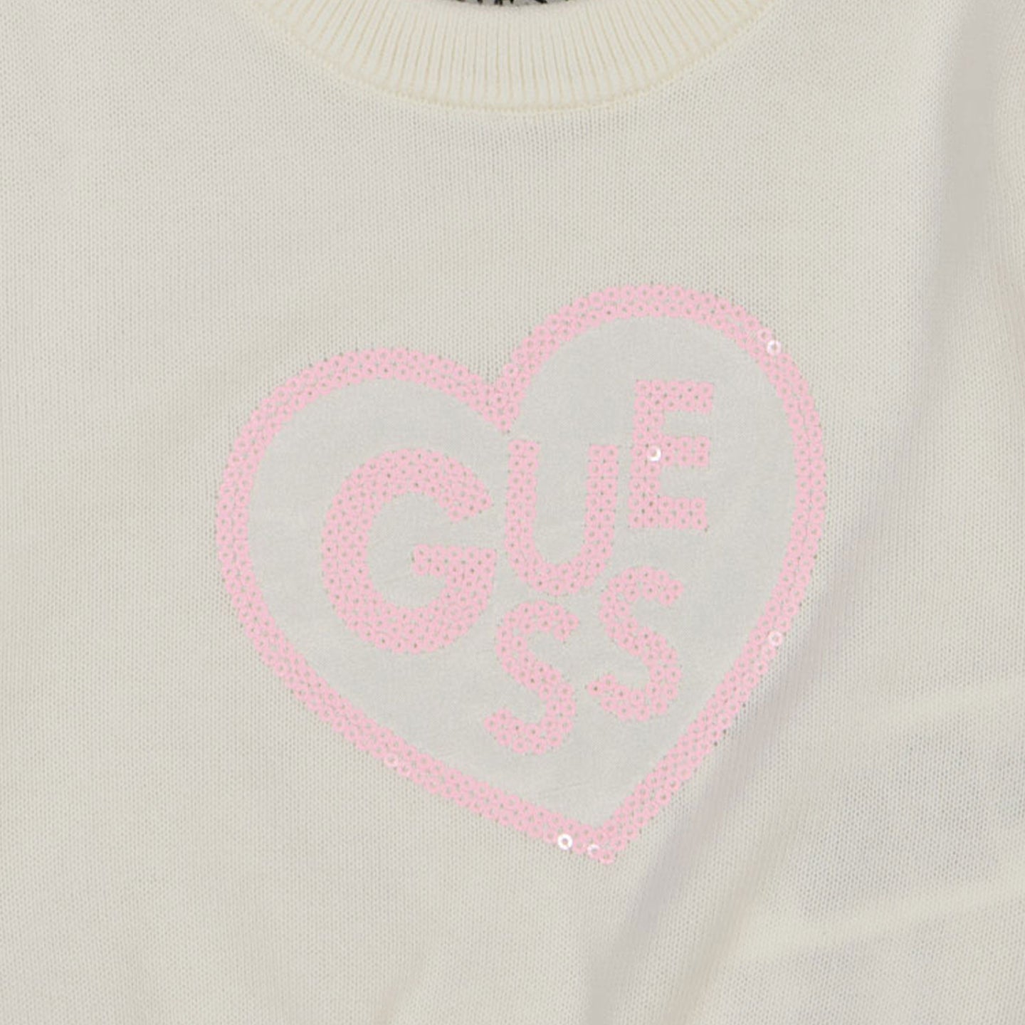 Guess Bébé Filles Pull dans le blanc off