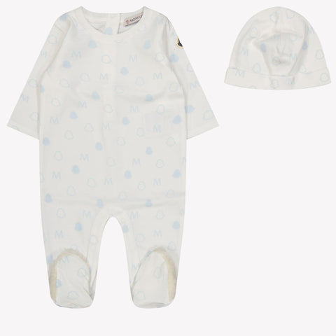 Moncler Baby Unisex Boxpakje Licht Blauw