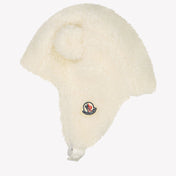 Moncler Baby unisex hat av hvitt