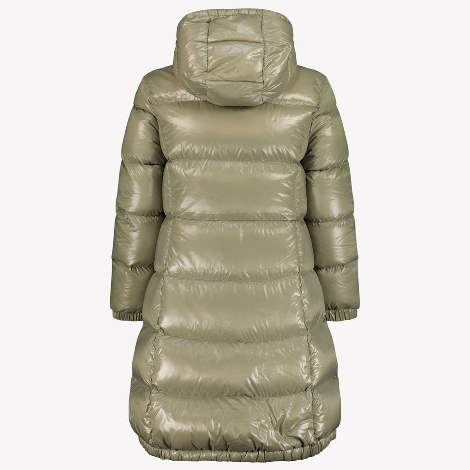 Moncler Bellevue Mädchen Winterjacke Olivgrün