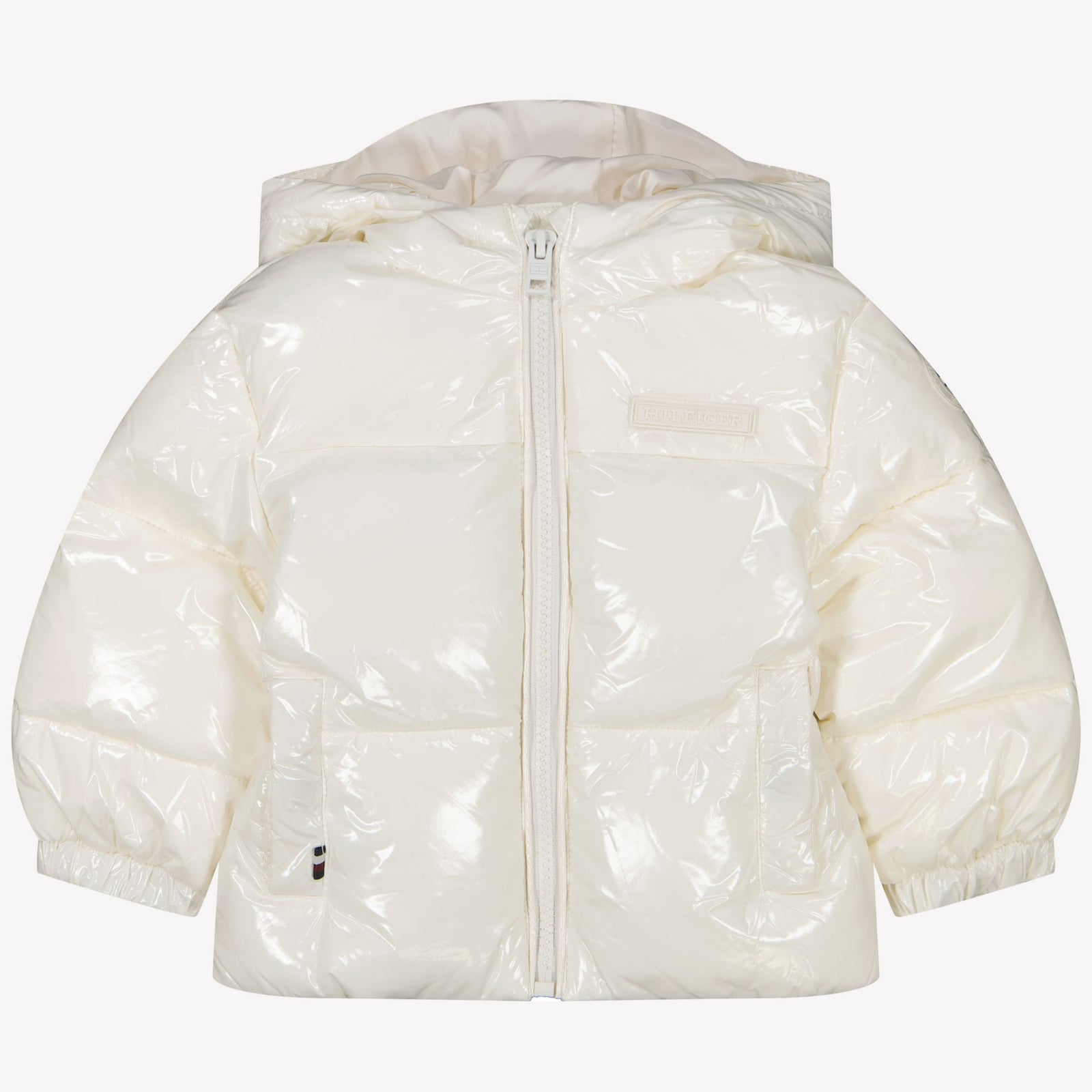 Tommy Hilfiger Baby Mädchen Winterjacke Weiß