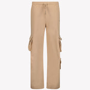 MSGM Girls Pants Beige