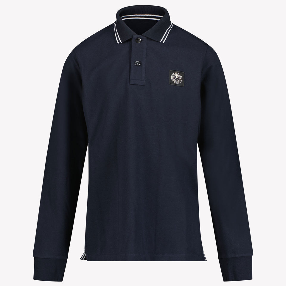 Stone Island Garçons Polo Navy