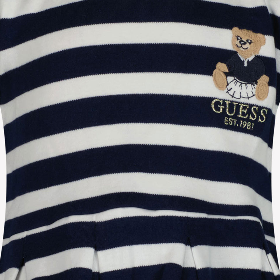 Guess Ragazzo Ragazze Vestito Navy