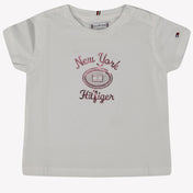 Tommy Hilfiger baby flickor t-shirt vit