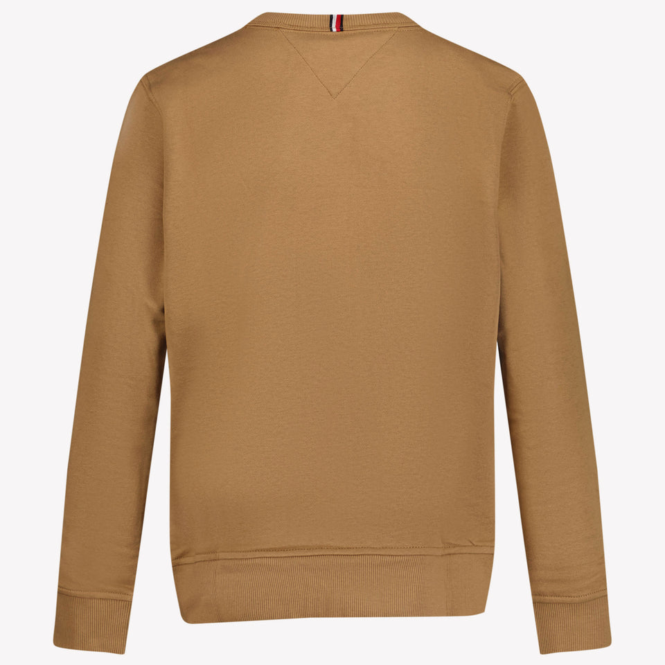 Tommy Hilfiger Niño Chicos Suéter Camel