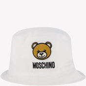 Moschino bebé unisex sombrero blanco