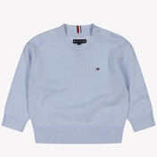 Tommy Hilfiger Bébé Garçons Pull-over Bleu Clair