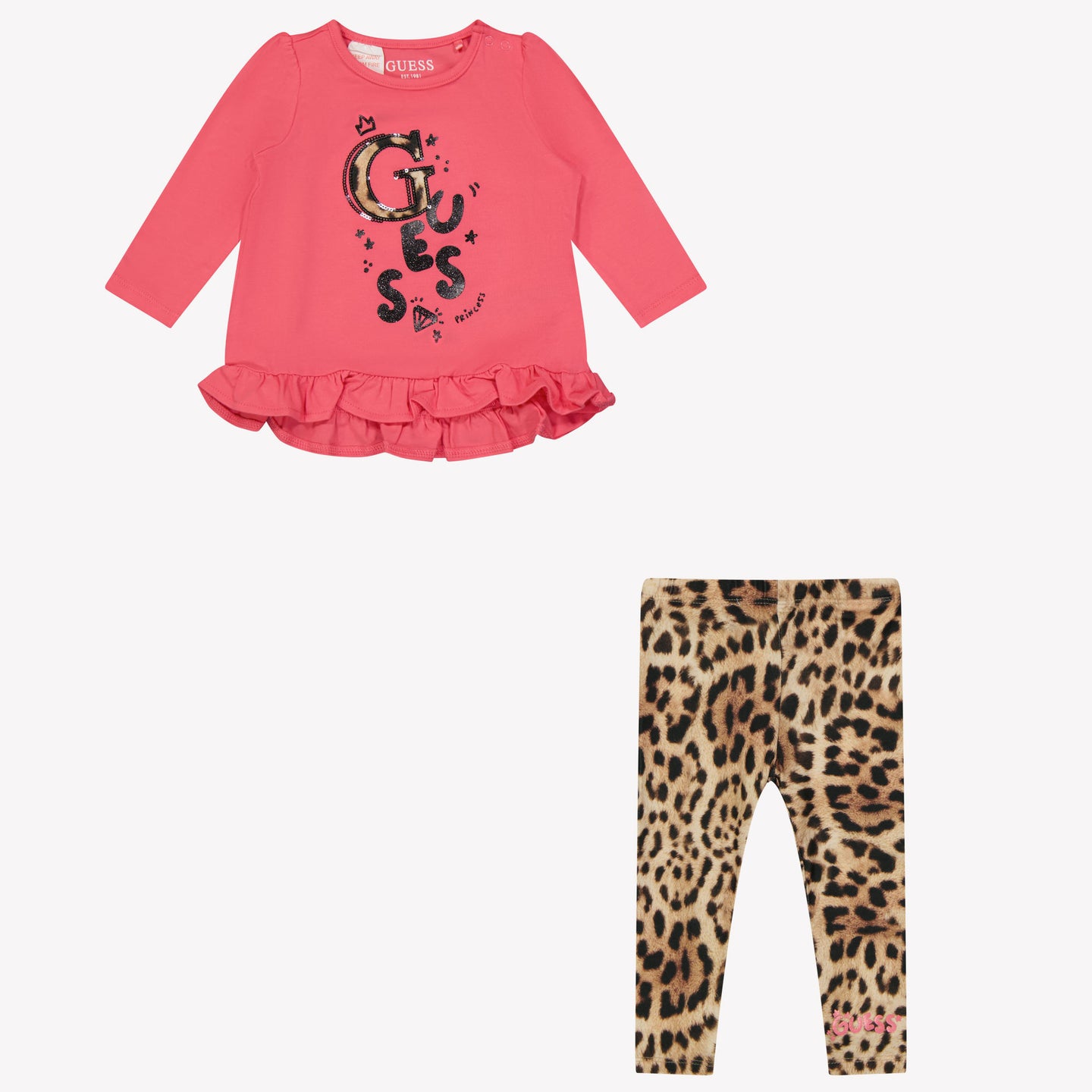 Guess Baby Girl Set Fucsia