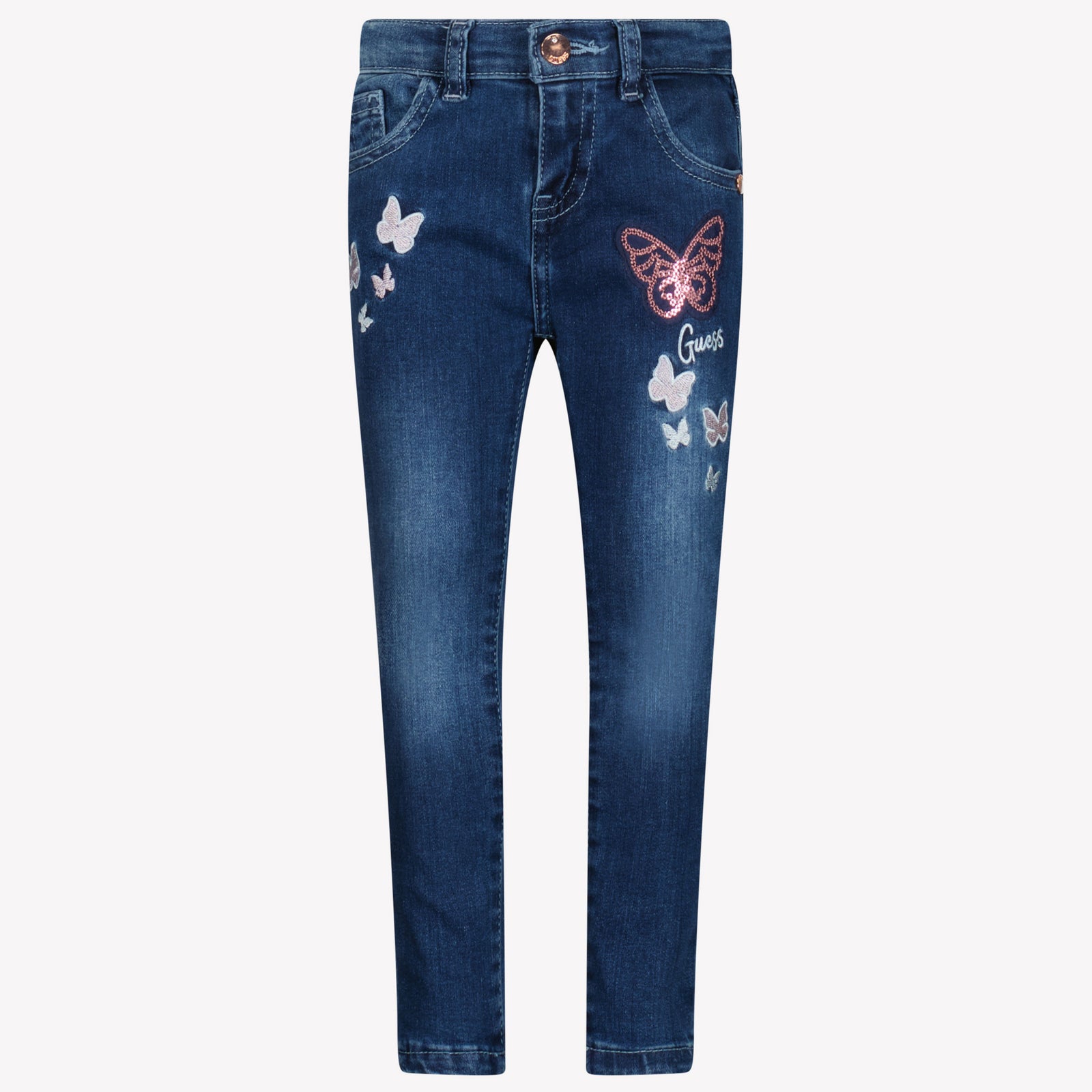 Guess Ragazzo Ragazze Jeans In Blu