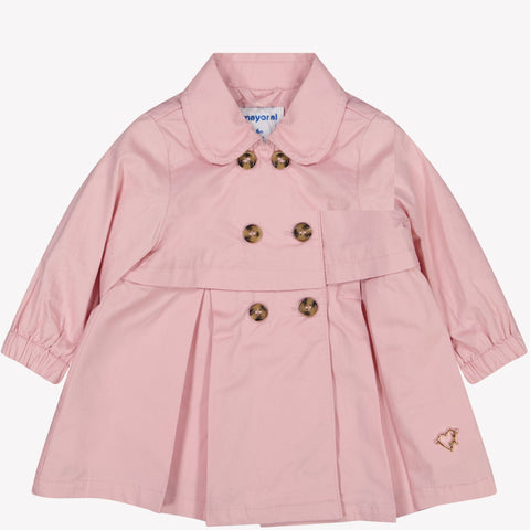 Mayoral 1439 baby coat light pink Superstellar