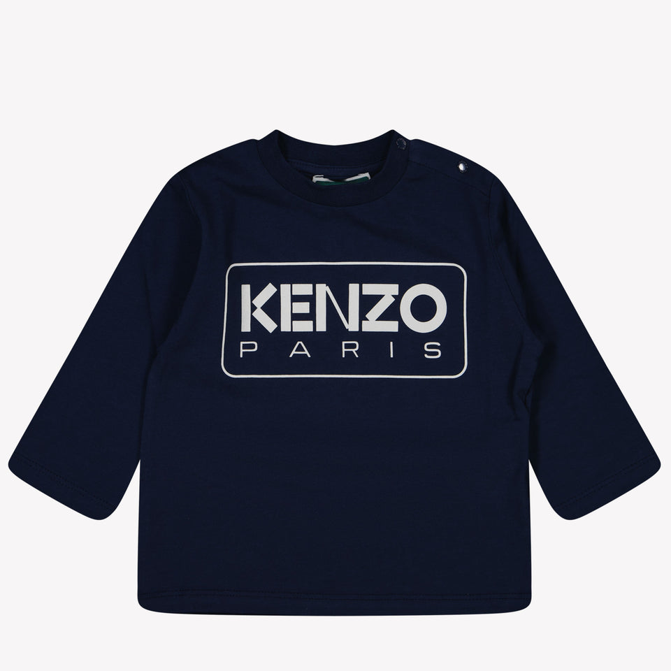 Kenzo Kids Bebé Chicos Camiseta Navy