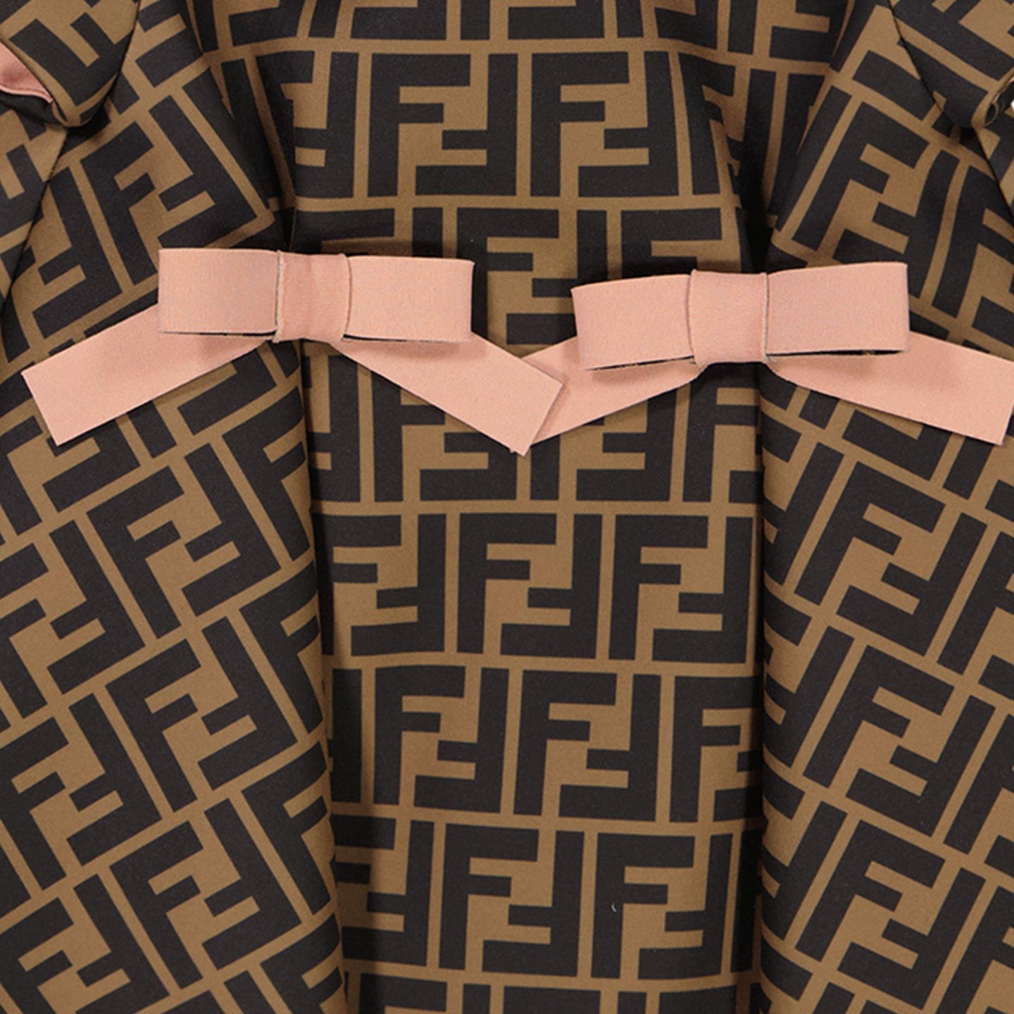 Fendi Bébé Filles Robe Marron